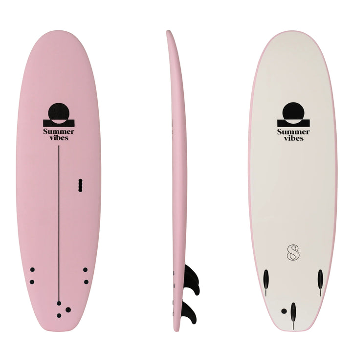 Summer vibes Wider Rider Softboard on white