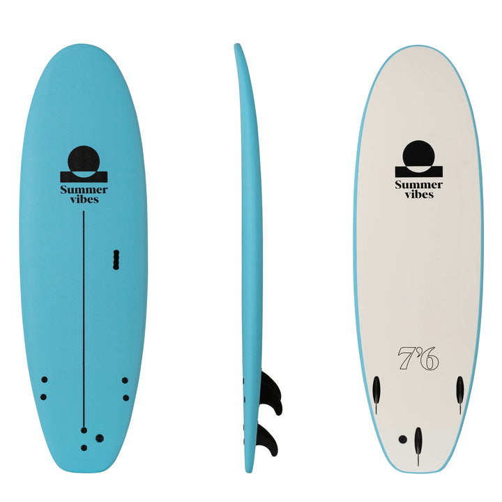 Summer vibes Wider Rider Softboard on white
