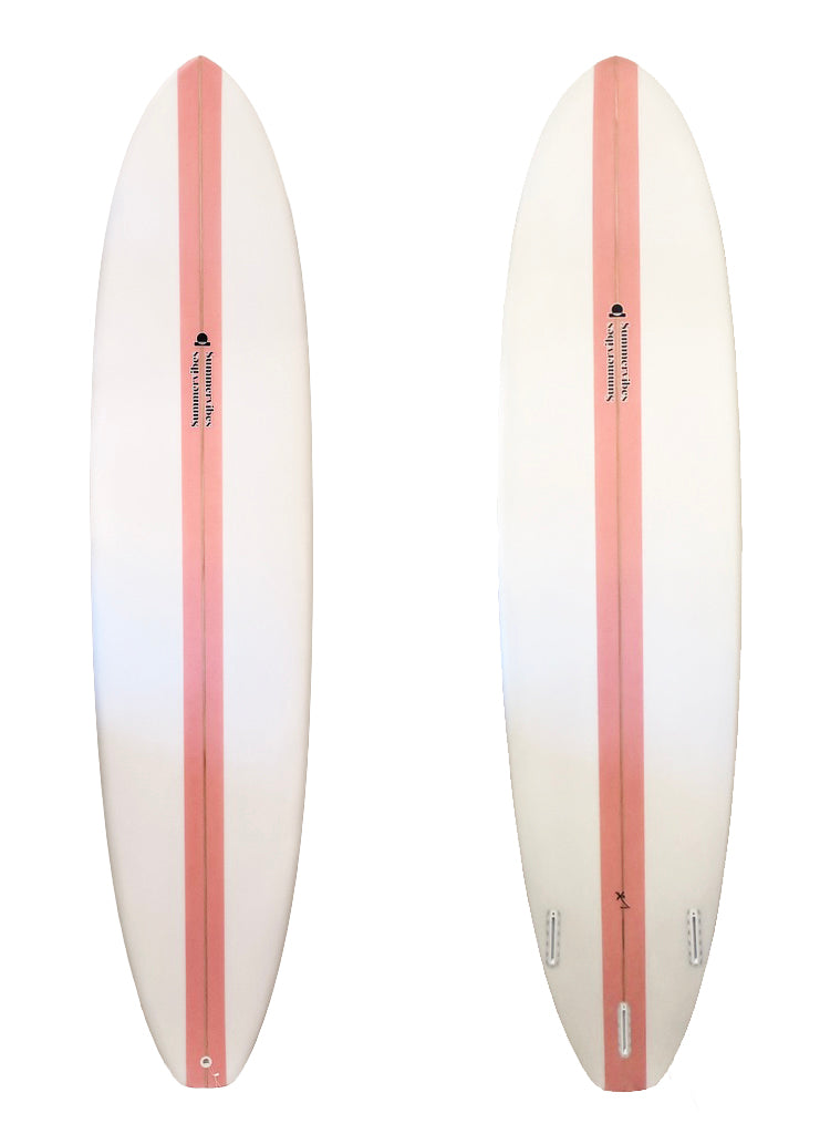 Summer vibes Mini Mal Funboard Surfboard - Pink