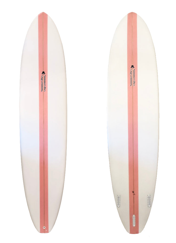 Summer vibes Mini Mal Funboard Surfboard - Pink