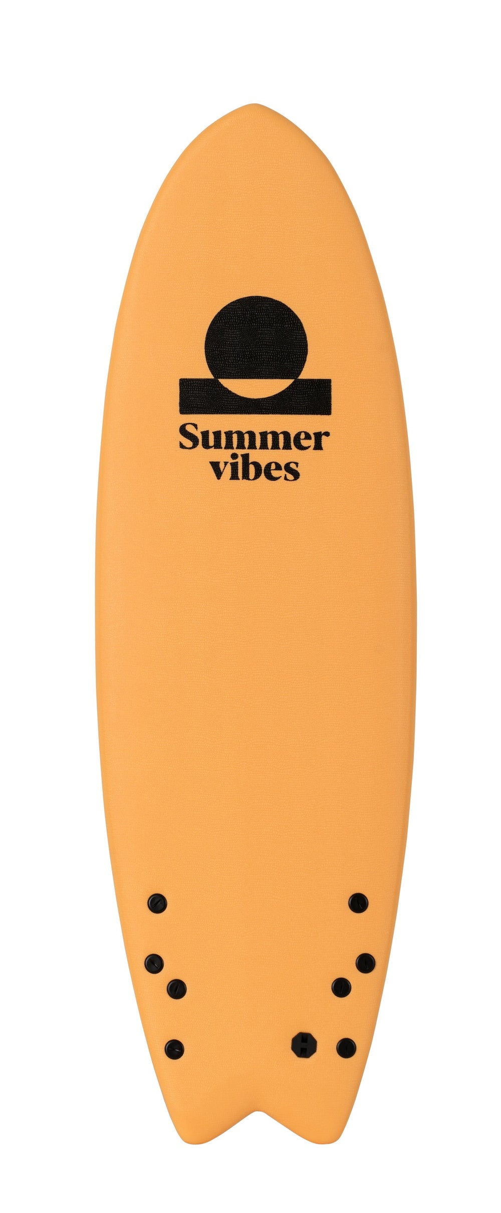 Summer vibes Fish 6'6 Softboard – Orange White on white