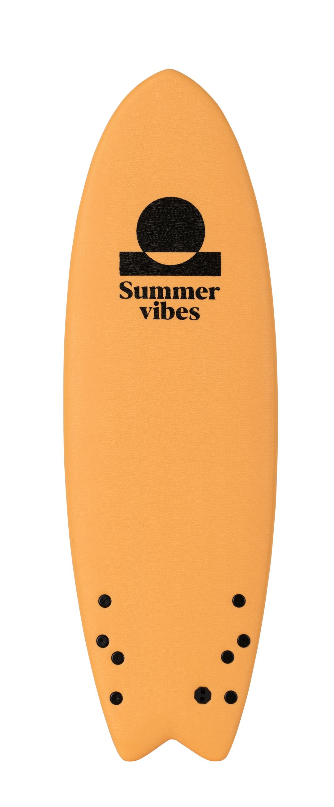 Summer vibes Fish 6'6 Softboard - Orange white