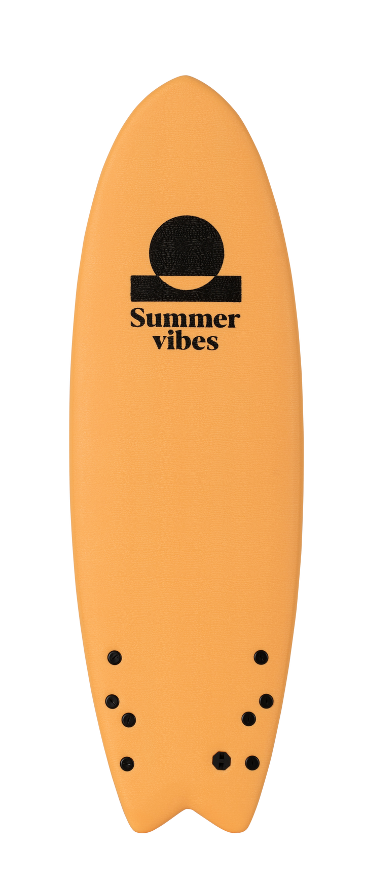 Summer vibes Fish 6'6 Softboard - Orange white
