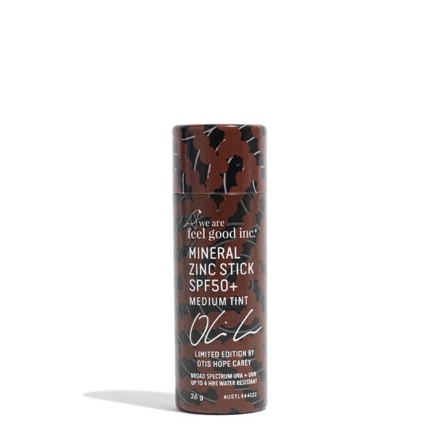 We Are Feel Good Inc × Otis Carey – Mineral Zinc Stick SPF50+ Medium Tint