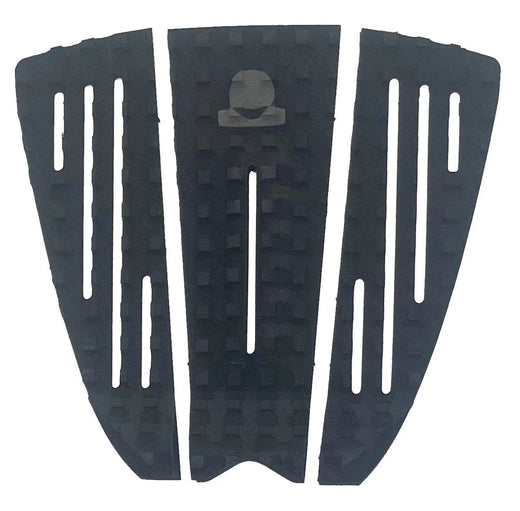Summer vibes 3-Piece Surfboard Tail Pad / Deck Grip / Traction – Black