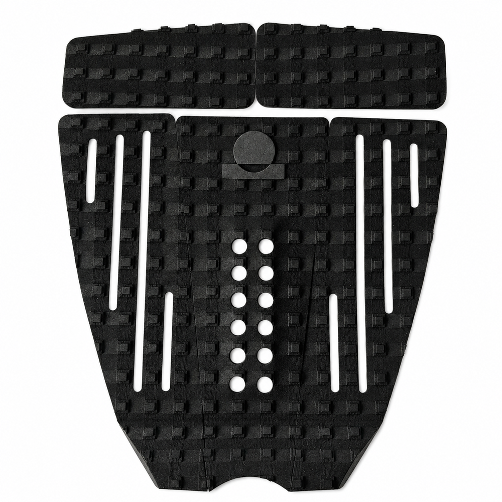 Summer vibes 5 Piece Extender Traction Pad – Black/Black — top view