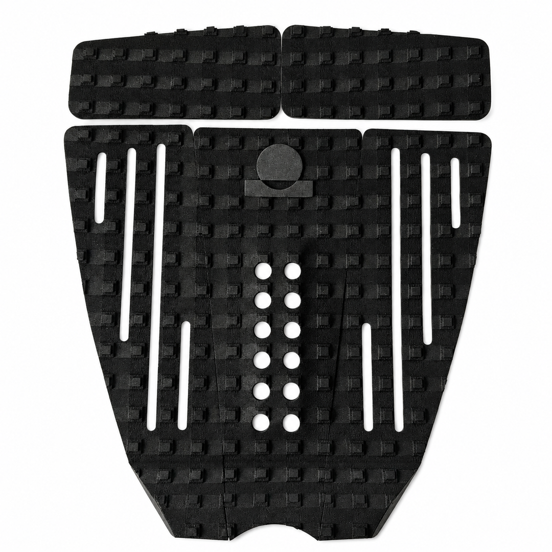 Summer vibes 5 Piece Extender Traction Pad – Black/Black — top view