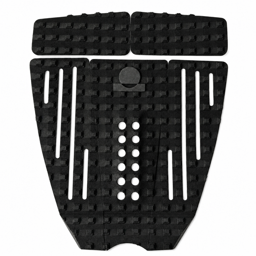 Summer vibes 5-Piece Extender Surfboard Tail Pad / Deck Grip / Traction – Black / Black