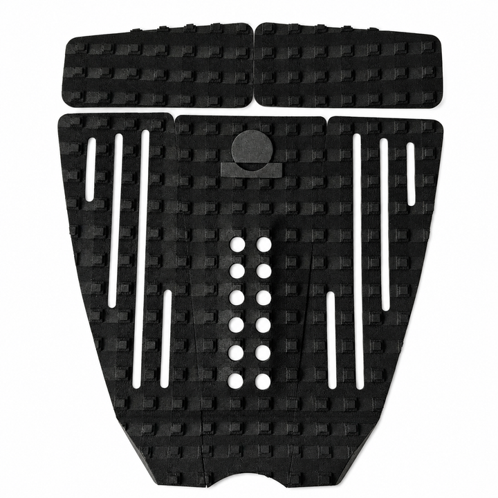 Summer vibes 5 Piece Extender Traction Pad – Black/Black — top view