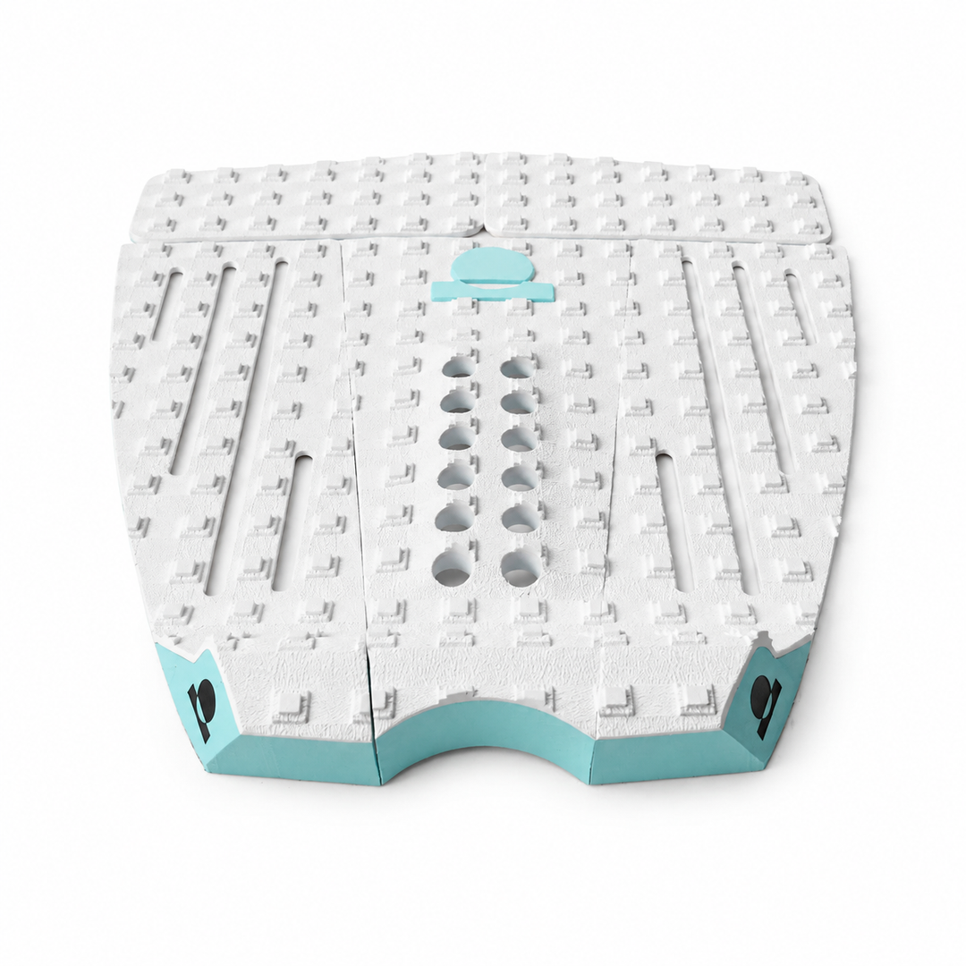 Summer vibes 5 Piece Extender Traction Pad – White/Blue — front view