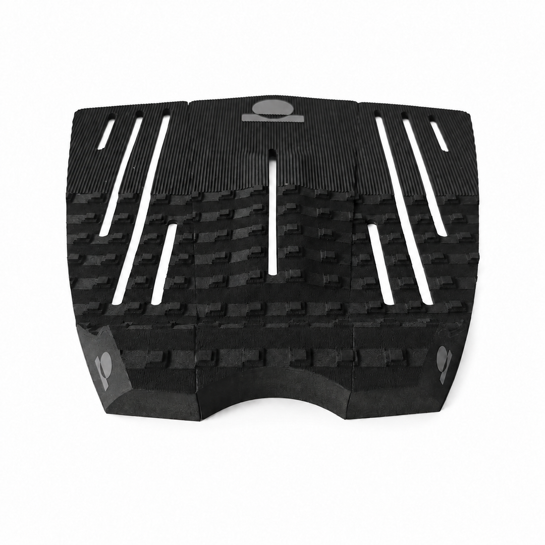 Summer vibes 3 Piece 50/50 Combo Traction Pad – Black/Black — front view