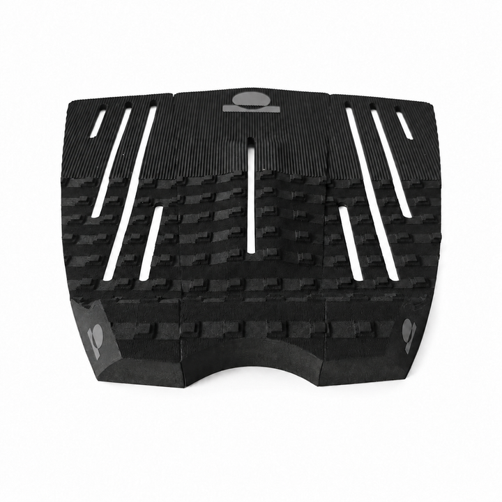 Summer vibes 3 Piece 50/50 Combo Traction Pad – Black/Black — front view
