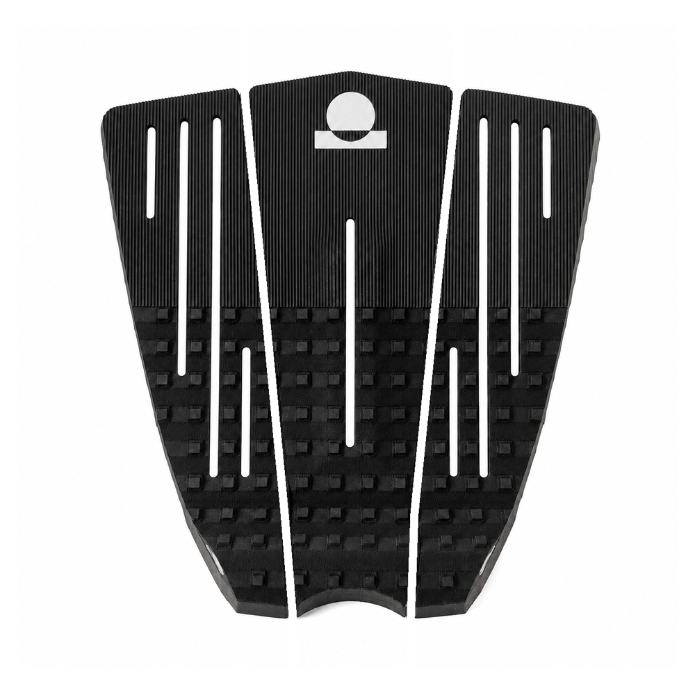 Summer vibes 3 Piece 50/50 Combo Traction Pad – Black/White — separated pieces