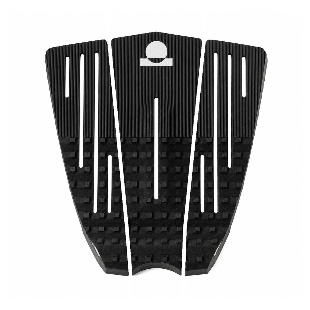 Summer vibes 3 Piece 50/50 Combo Traction Pad – Black/White — separated pieces