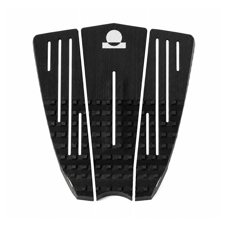 Summer vibes 3 Piece 50/50 Combo Traction Pad – Black/White — separated pieces