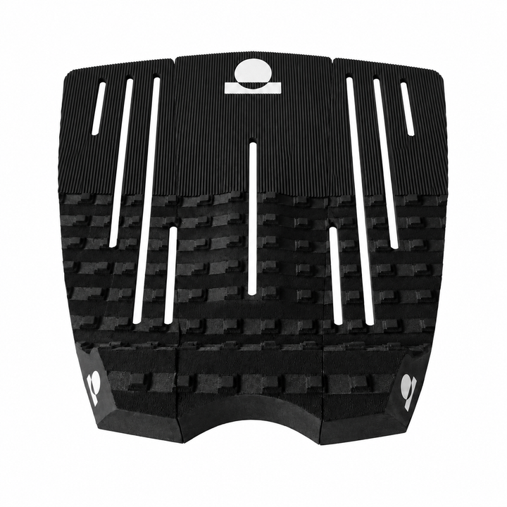 Summer vibes 3 Piece 50/50 Combo Traction Pad – Black/White — front view