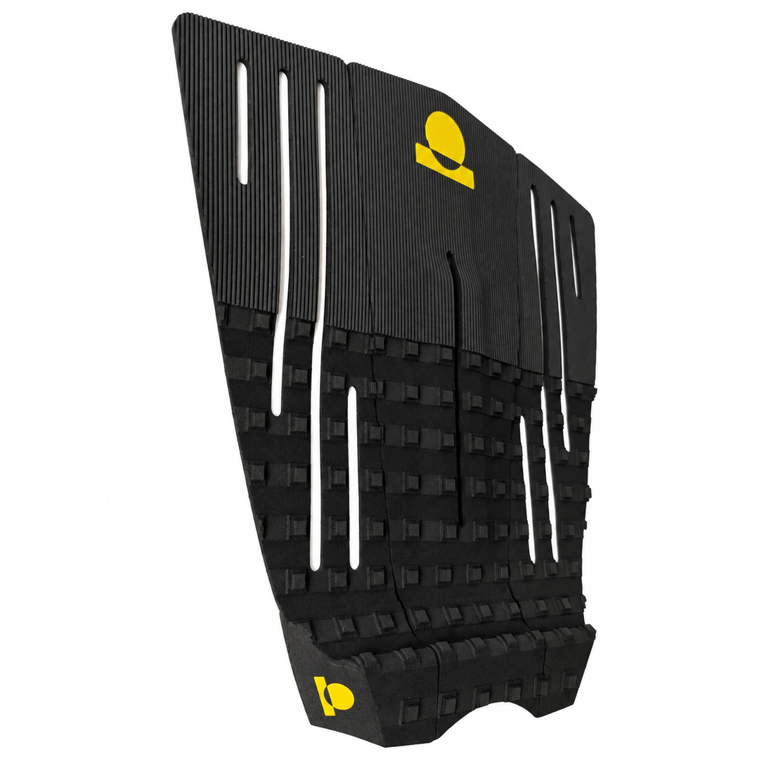 Summer vibes 3 Piece 50/50 Combo Traction Pad – Black/Yellow — alternate angle