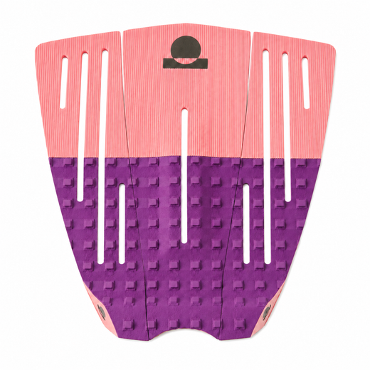 Summer vibes 3-Piece 50/50 Combo Surfboard Tail Pad / Deck Grip / Traction – Lilac / Pink / Grey