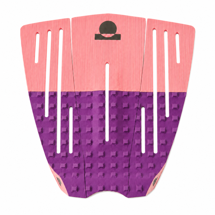 Summer vibes 3 Piece 50/50 Combo Traction Pad – Lilac/Pink/Grey — top view