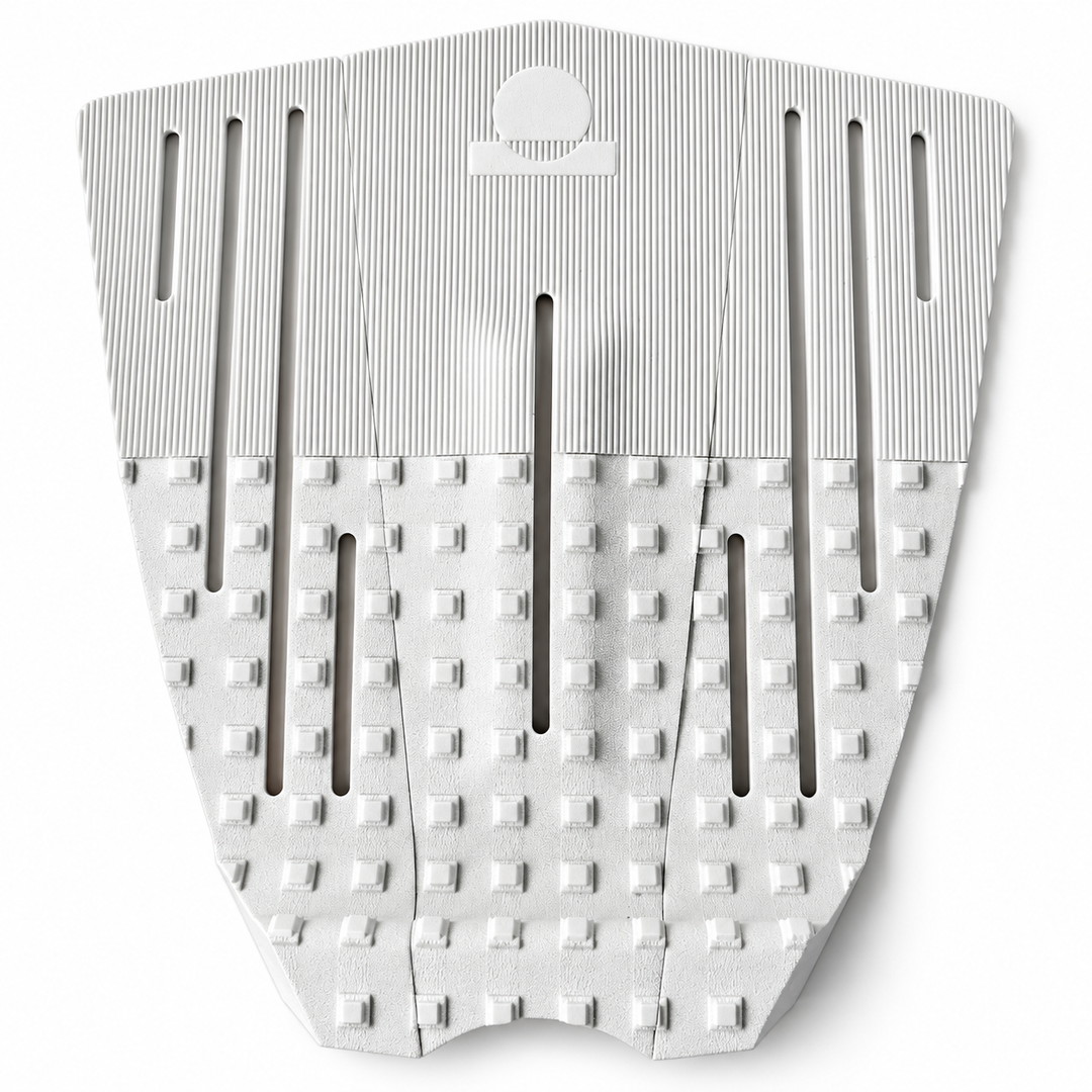 Summer vibes 3 Piece 50/50 Combo Traction Pad – White/White — top view
