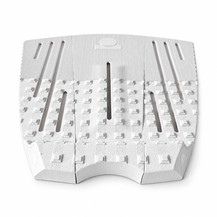 Summer vibes 3 Piece 50/50 Combo Traction Pad – White/White — front view