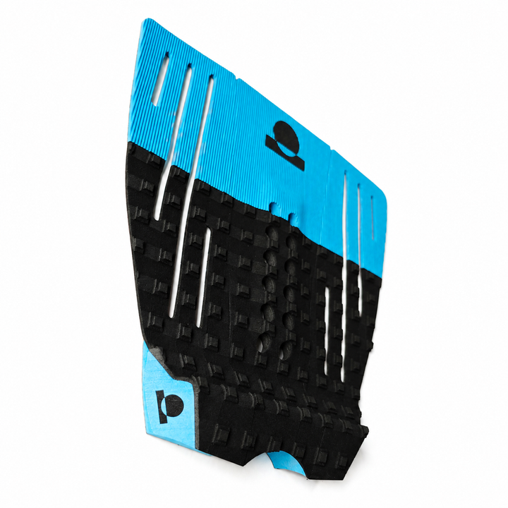 Summer vibes 3 Piece Grom 50/50 Combo Traction Pad – Black/Blue — alternate angle