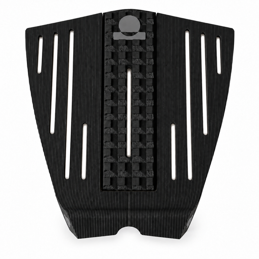Summer vibes 3-Piece HiLo Combo Surfboard Tail Pad / Deck Grip / Traction – Black / Black