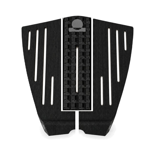Summer vibes 3-Piece HiLo Combo Surfboard Tail Pad / Deck Grip / Traction – Black / Black