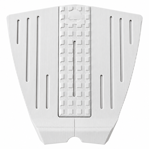 Summer vibes 3-Piece HiLo Combo Surfboard Tail Pad / Deck Grip / Traction – White / White