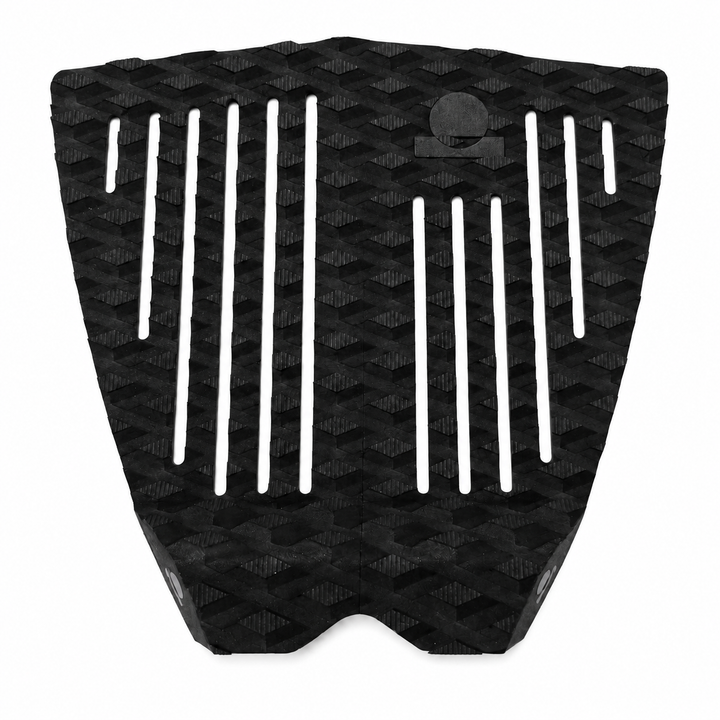 Summer vibes 2 Piece Lite Fish Traction Pad – Black/Black — top view