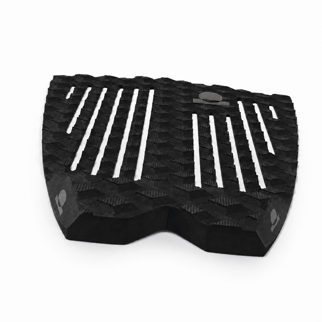 Summer vibes 2 Piece Lite Fish Traction Pad – Black/Black — front view