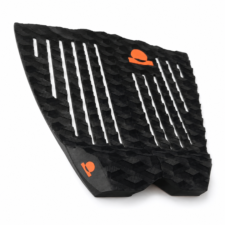 Summer vibes 2 Piece Lite Fish Traction Pad – Black/Rust — alternate angle