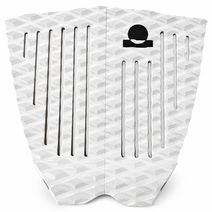 Summer vibes 2 Piece Lite Fish Traction Pad – White/Black — top view