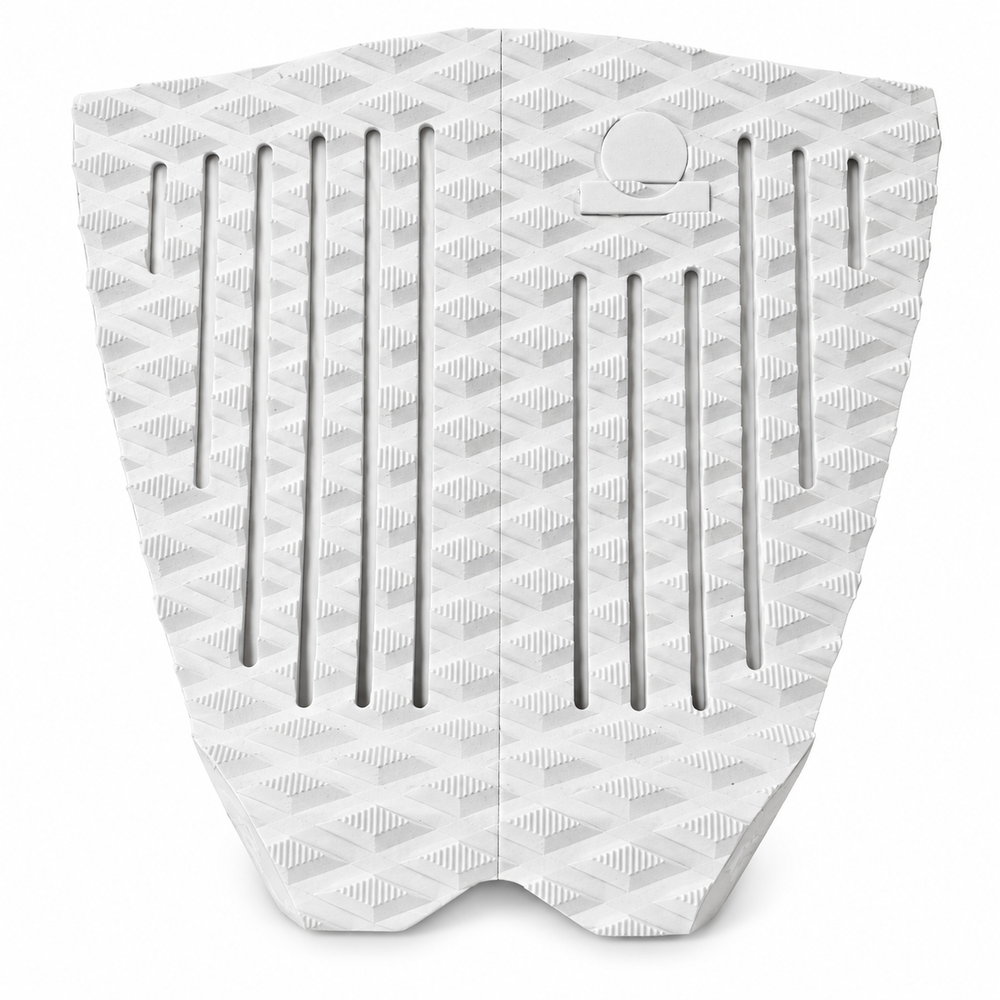 Summer vibes 2 Piece Lite Fish Traction Pad – White/White — top view