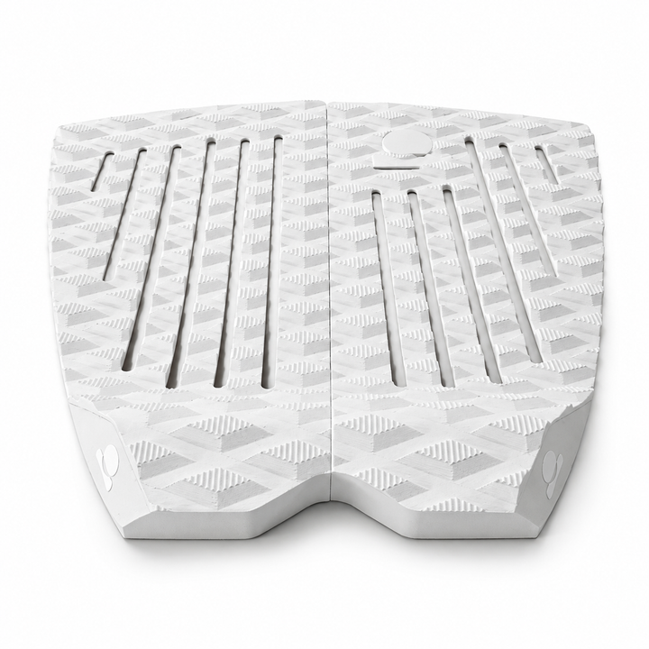 Summer vibes 2 Piece Lite Fish Traction Pad – White/White — front view