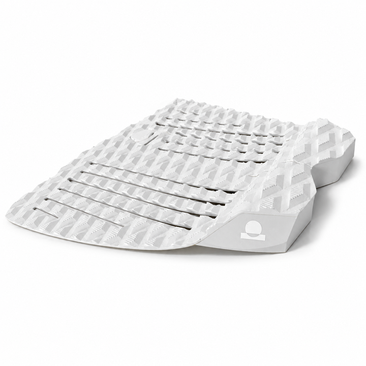 Summer vibes 2 Piece Lite Fish Traction Pad – White/White — side view