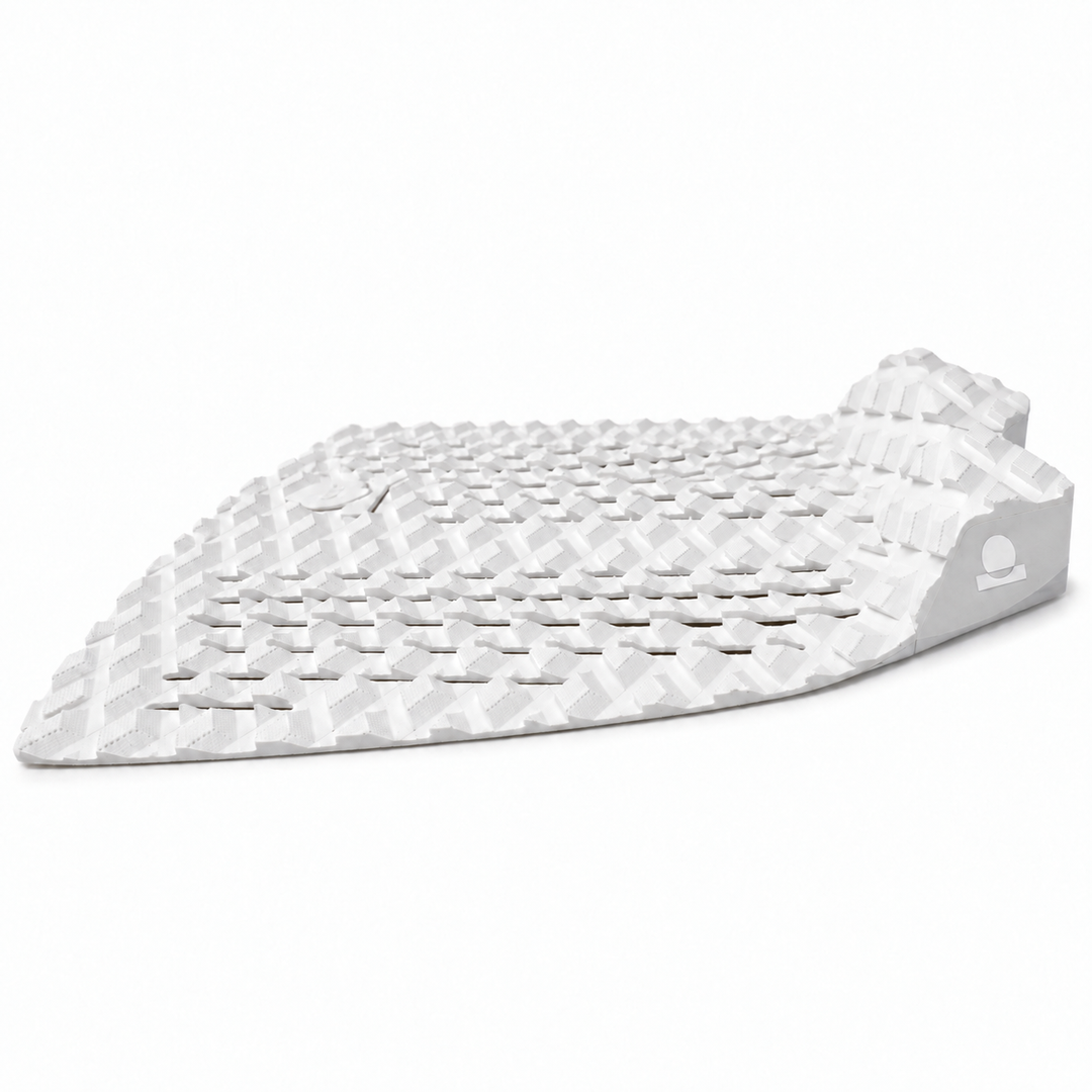 Summer vibes 2 Piece Lite Fish Traction Pad – White/White — alternate angle