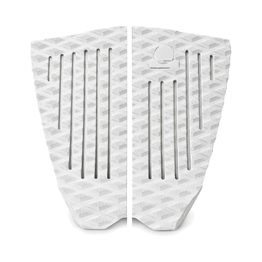 Summer vibes 2-Piece Fish Lite Surfboard Tail Pad / Deck Grip / Traction – White / White
