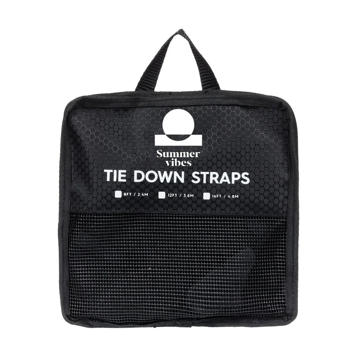 Summer vibes Surfboard Tie Down Straps with padded buckle - M 8' (1-2 Boards) - Summer vibes