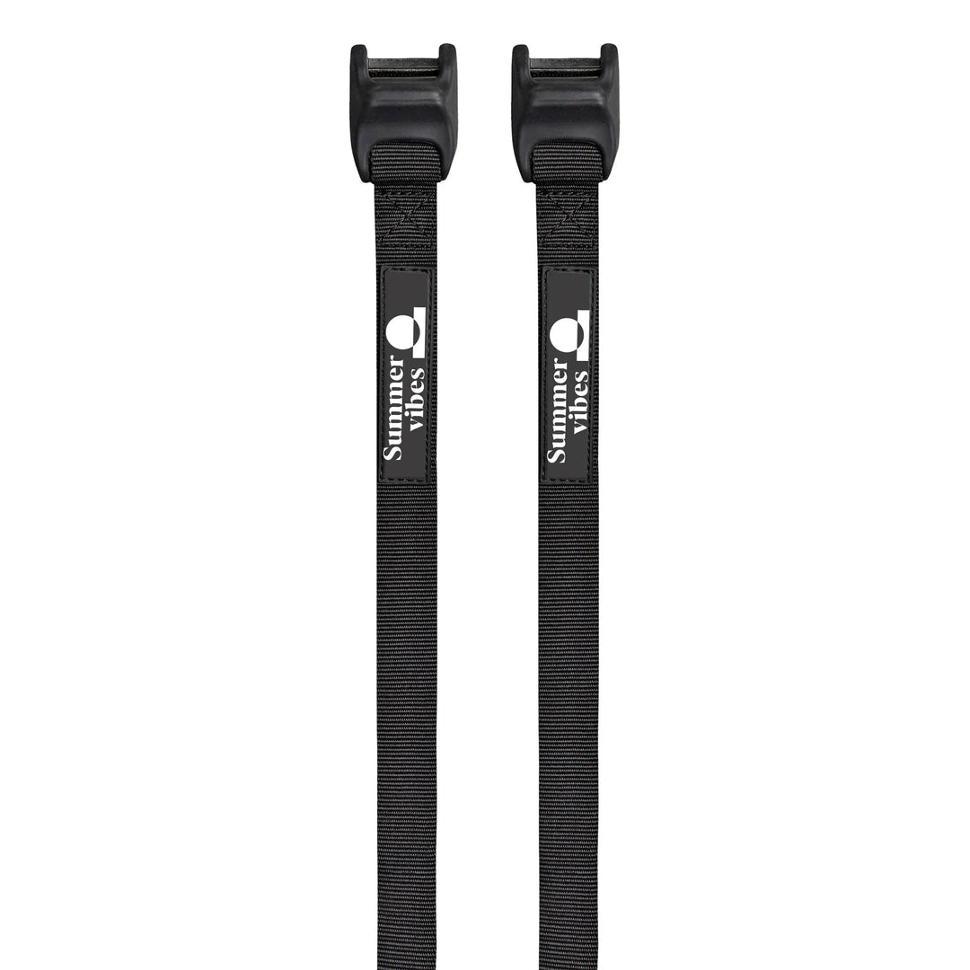 Summer vibes Surfboard Tie Down Straps with padded buckle - M 8' (1-2 Boards) - Summer vibes