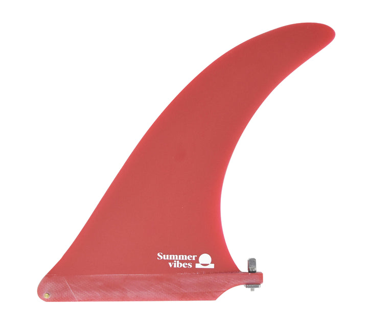 Summer vibes 9" Fibreglass Single Fin - Red