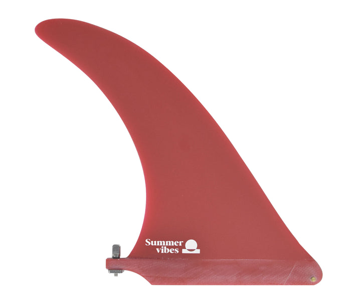 Summer vibes 9" Fibreglass Single Fin - Red