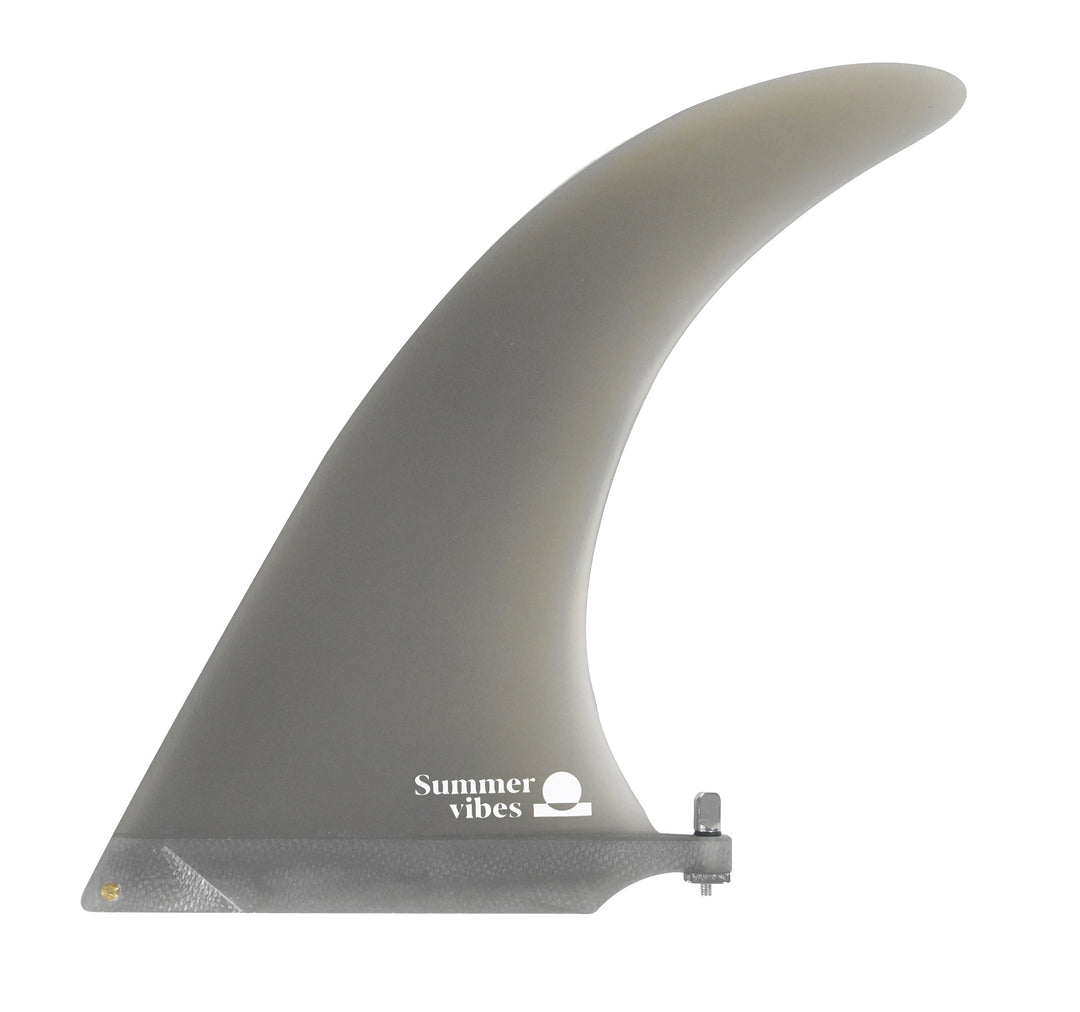 Summer vibes 8" Fibreglass Premium Single Fin - Natural Ash