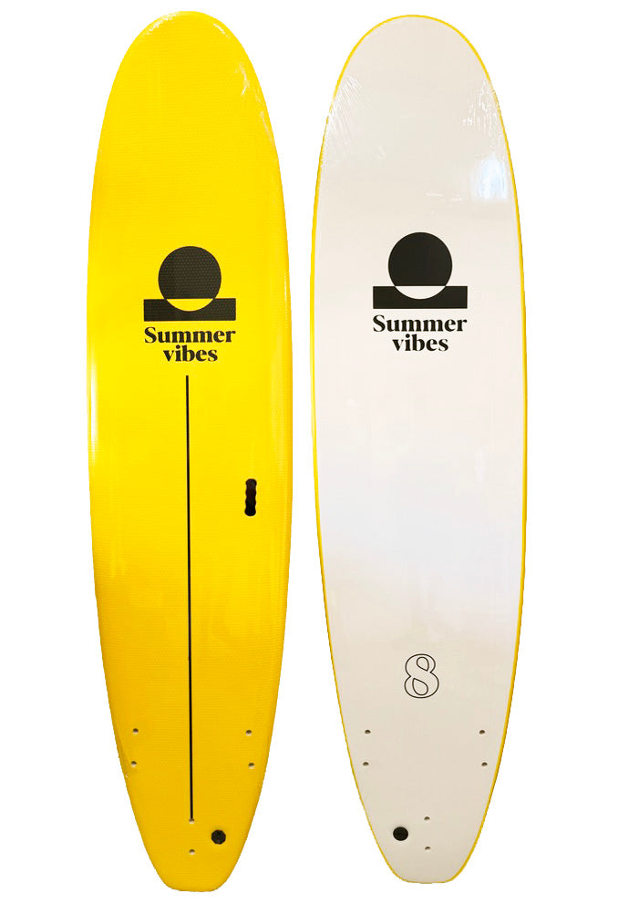 Summer vibes Stable Table Softboard with Handle - Yellow white