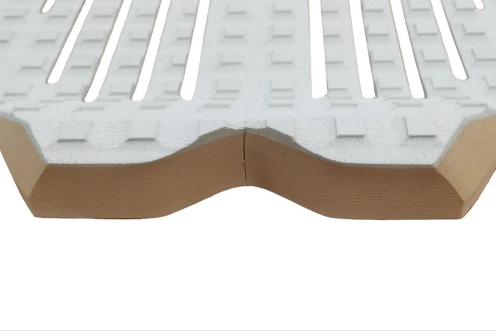 Summer Vibes Session 2-Piece surfboard deck grip traction pad - MINT TAN - Summer vibes
