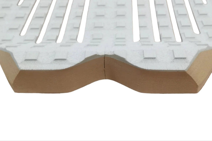 Summer Vibes Session 2-Piece surfboard deck grip traction pad - MINT TAN - Summer vibes