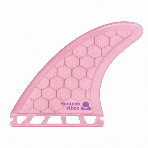 Summer vibes Performer Thruster 3-Fin Set Small Future Compatible – Pink/Lavender Large Hex
