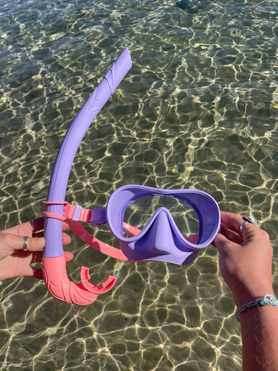 Seaside ave Mask & Snorkel Set - Purple Coral Candy Combo - Summer vibes