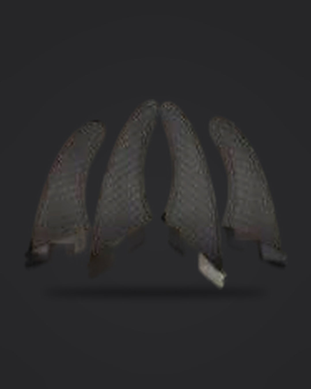 Summer vibes  Fibreglass Fins - Honeycomb 8 - MF - M - FCS2