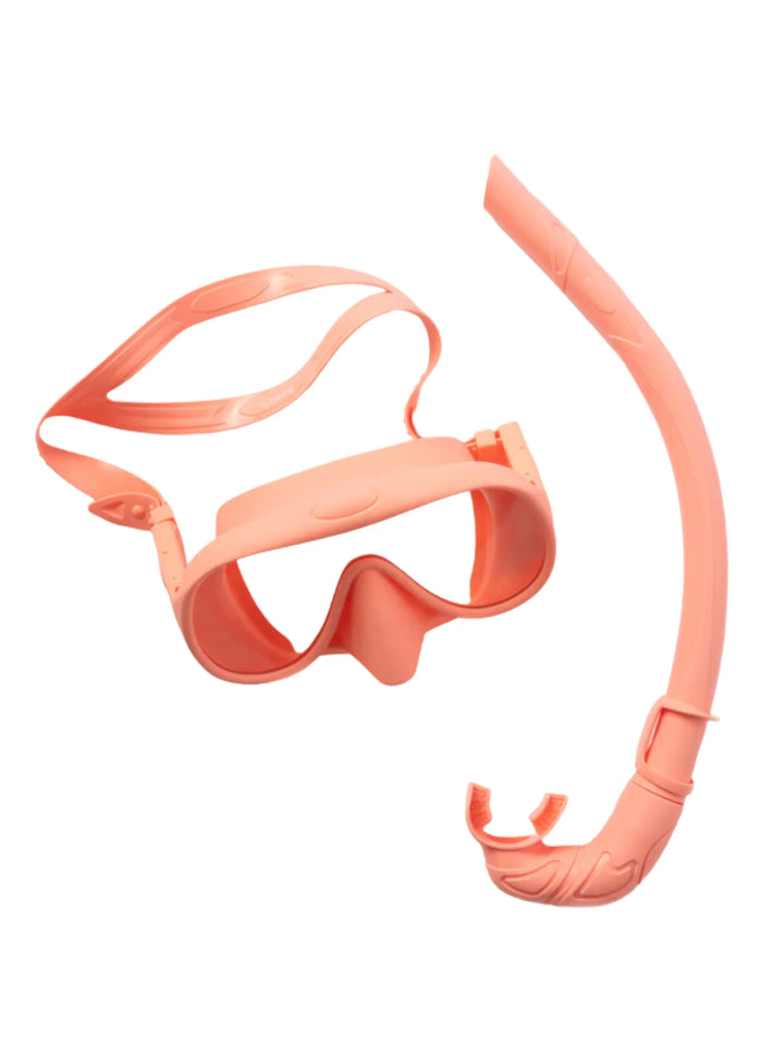 Seaside ave Mask & Snorkel Set - Coral Combo - Summer vibes